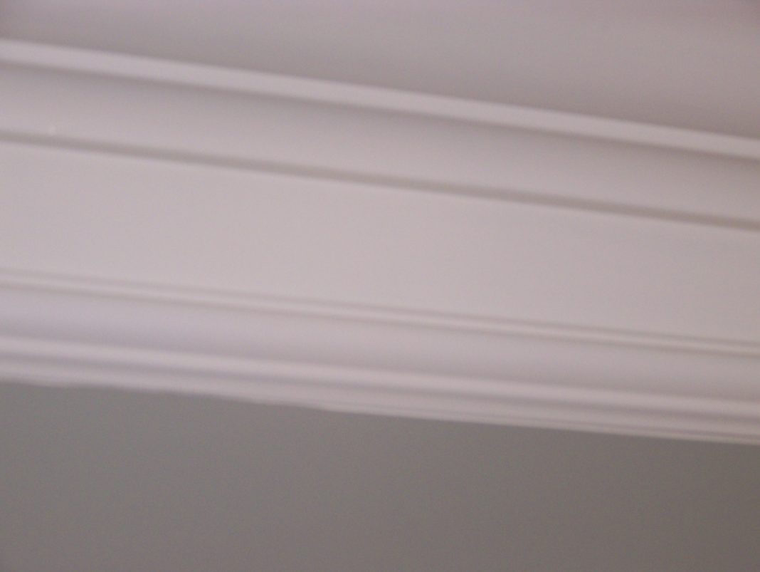 DIY Crown Molding for an easy room makeover.
