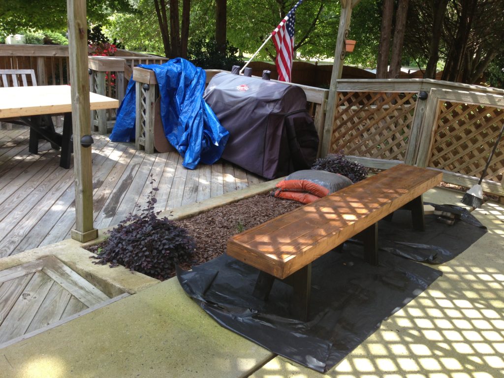 DIY Patio Benches - Make your own benches for less than $80.