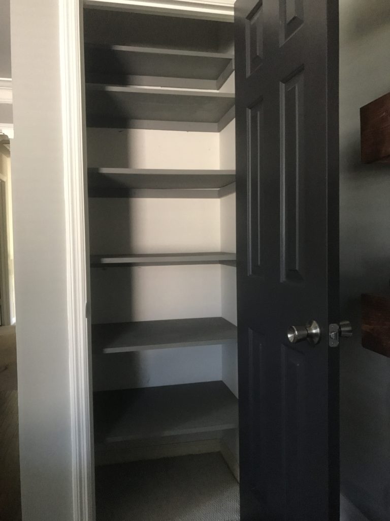 DIY Closet Shelves | Closet Storage | Home Office Closet Storage | Home Office Storage