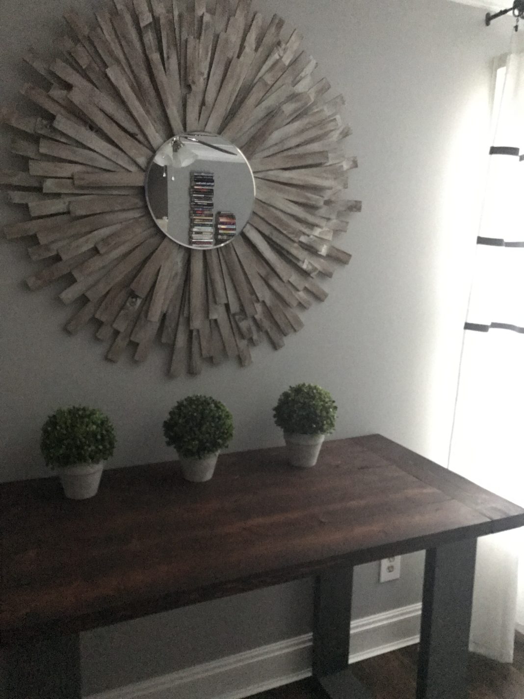 DIY Sunburst Mirror | Wood shim project | DIY Wall Art | Home Decor DIY