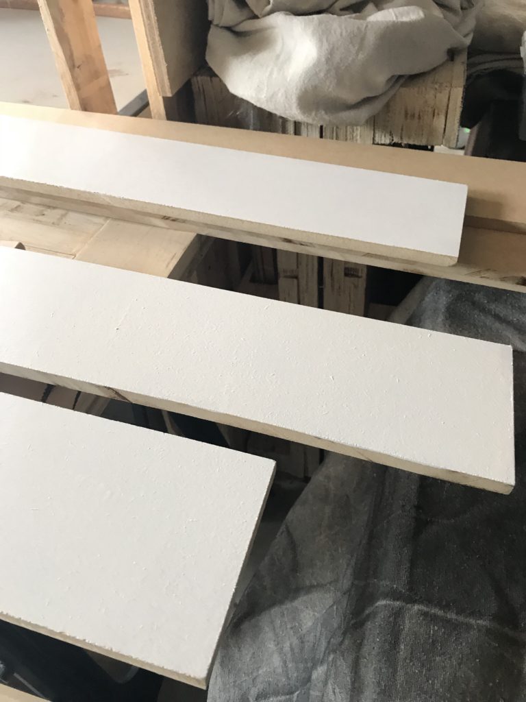 DIY Baseboard Trim with MDF. LEarn how to build up your baseboards for cheap with MDF and trim pieces.