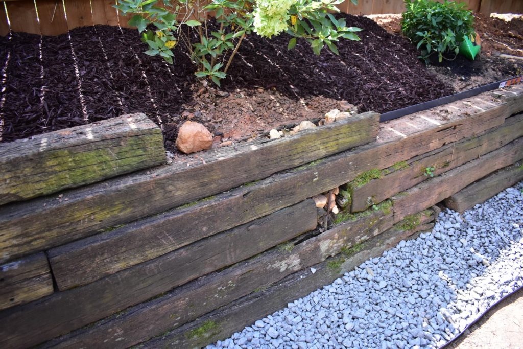 How to cover and eyesore in your yard on a budget.  