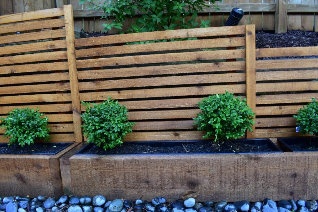 Easy DIY project for flower planter boxes or a small herb garden.