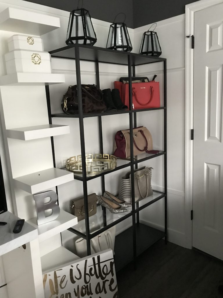 VITTSJO Shelf Unit for Small Bedroom Organization Ideas