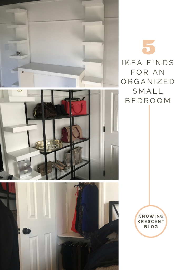 Small Bedroom Closet DIY Makeover, Ikea Algot Closet Installation